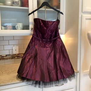 Vintage Jessica McClintock for Gunne Sax Mini Strapless Dress